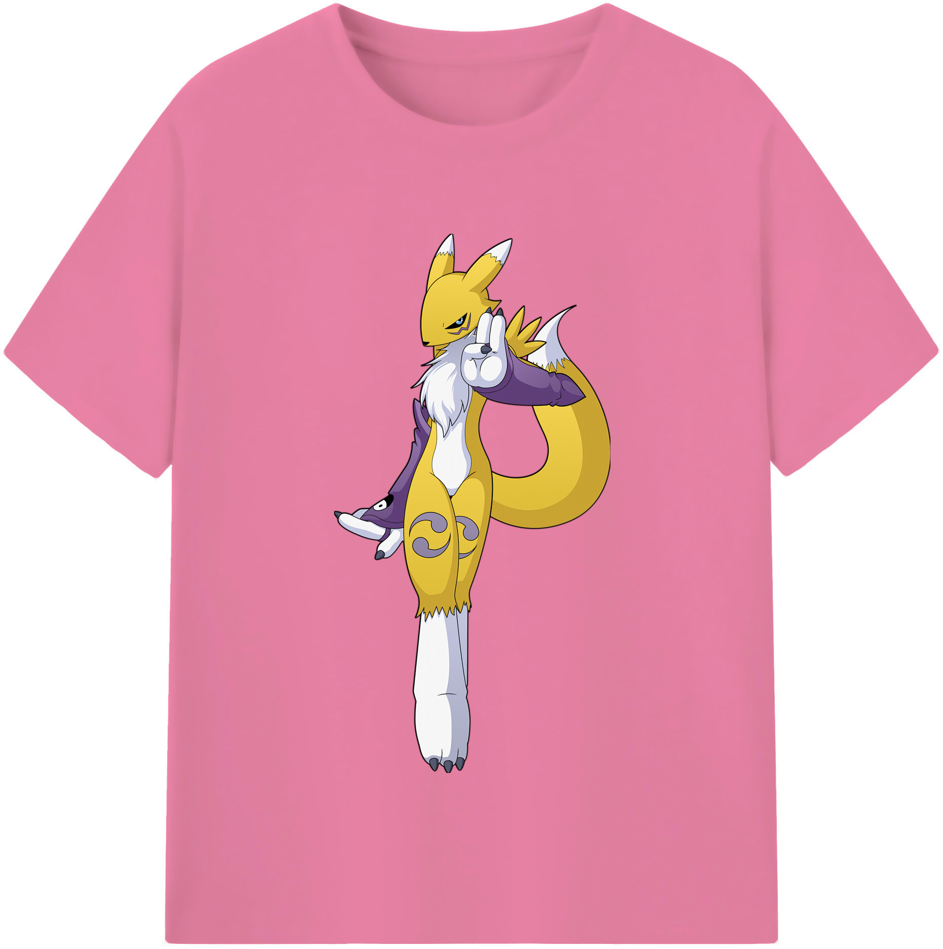 （画像用） Digimon デジタルモンスター/デジモン 綿100％半袖Tシャツ（フロントプリント）